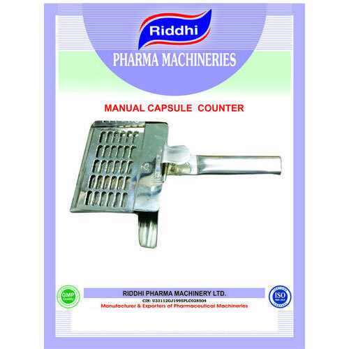 Manual Tablet Counter - Color: Silver