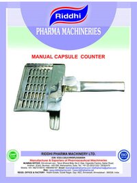 Manual Tablet counter