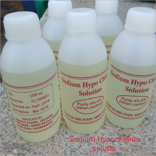 Sodium Hypochlorite Solution Chemical Name: Ferrous Sulphate