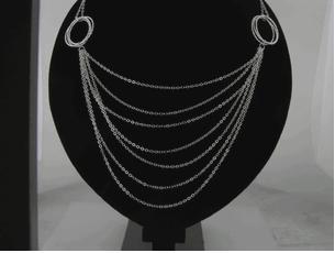 Sterling Silver Fancy Necklace - 925 Sterling Silver, 13.90 Grams Weight | Elegant Design for Engagement, Gift, and Party Occasions
