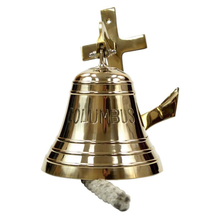 Brass COLUMBUS Anchor Bell