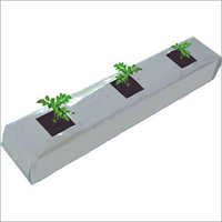 Vegetable Coco Peat Grow Bag Slab - Compressed Dimensions 97.5x18x4.5 Cm To 120x20x4 Cm, White Color, Lightweight, Organic, Biodegradable, Improves Soil Fertility