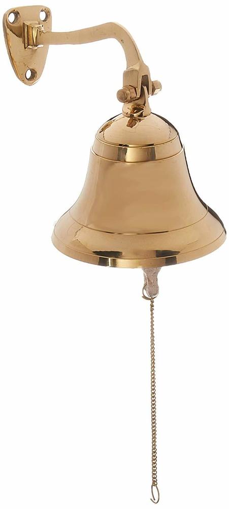 Brass Ship Bell With Chain