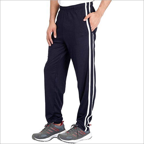 Men Black Lower - Cotton, Available in M, L, S, XL | Black with White Stripes, Modern Style, Washable for All Seasons