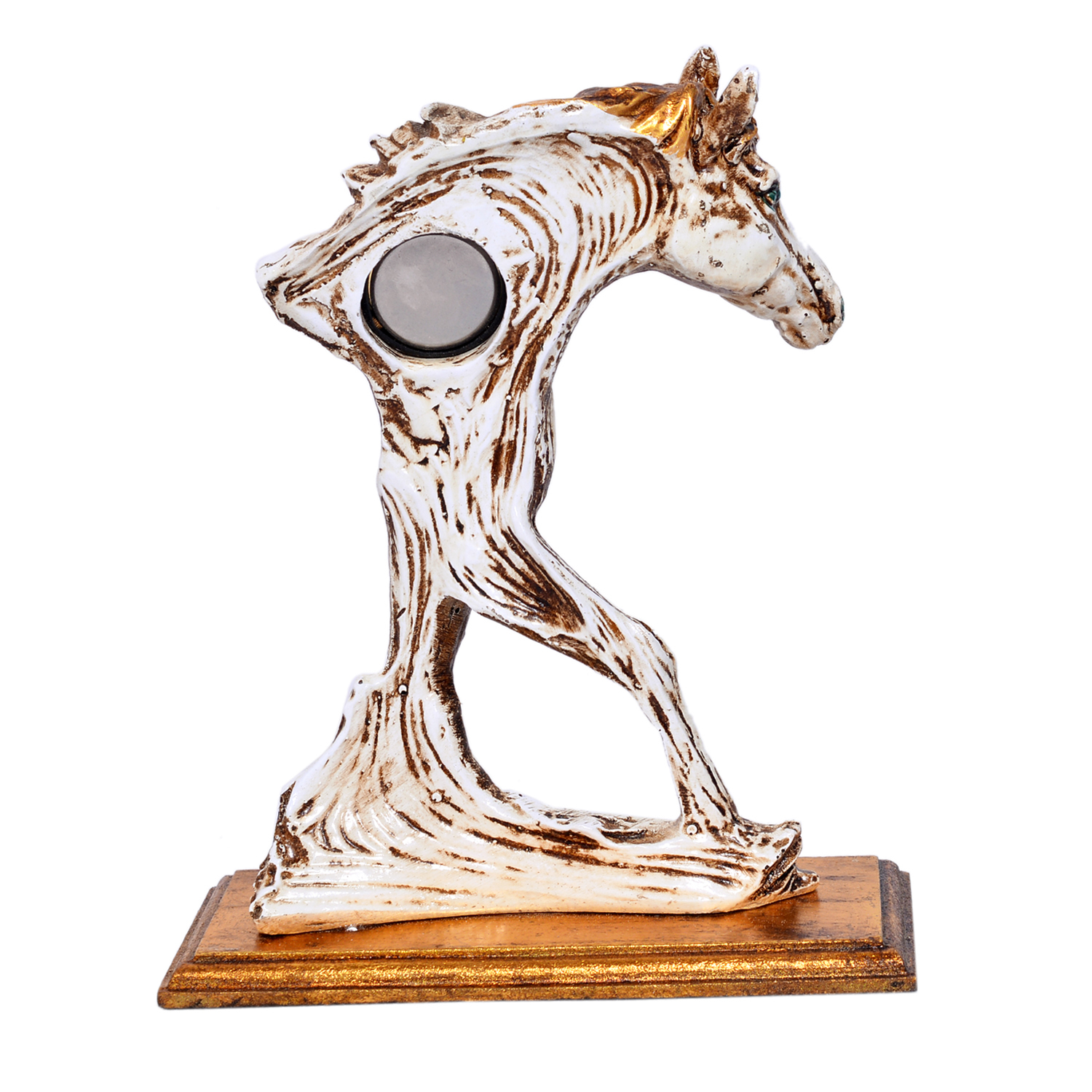 Home Decorative Resin Half Horse Watch