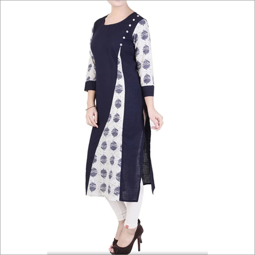Washable Ladies 3/4 Sleeve Kurti