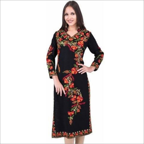 Washable Ladies Designer Collar Woolen 