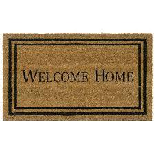 welcome home rubber welcome mats