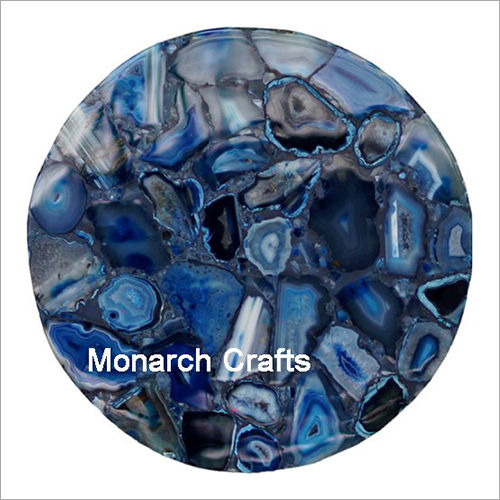 blue agate marble