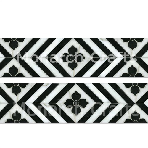 Commercial Marble Inlay Border Tile