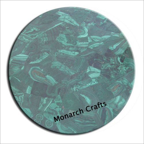 Green Malachite Marble Plate