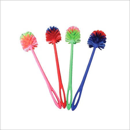 Big Round Toilet Brush - Plastic Soft Bristles Versatile Sizes | Easy to Use Low Maintenance Fine Finish for Bathroom Cleaning