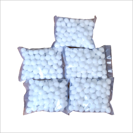 Naphthalene Balls - Material: Flakes, Camphor, Phenol | Color: White, Shape: Round, Shelf Life: 6 Months, Highly Effective Insect Control