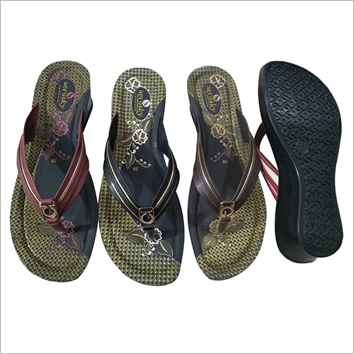 Available In Multicolored Ladies Fancy Pu Slipper
