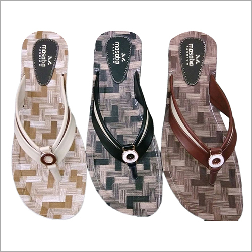 Available In Multicolored Ladies Pu Slipper