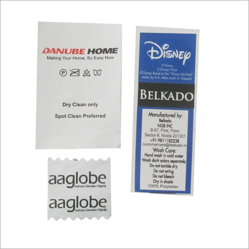 All Color Printed Taffeta Label