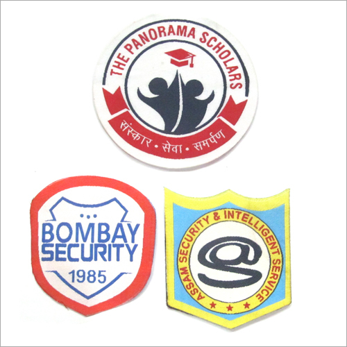 All Color Multicolor Logo Woven Badge