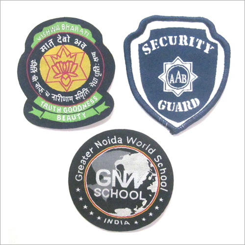 All Color Promotional Woven Badge