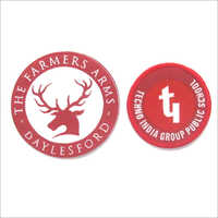 All Color Woven Badge Patch Circle