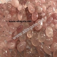 Rose Quartz Pebble Grade: Aaa