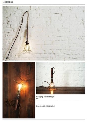 IRON HANGING LAMP