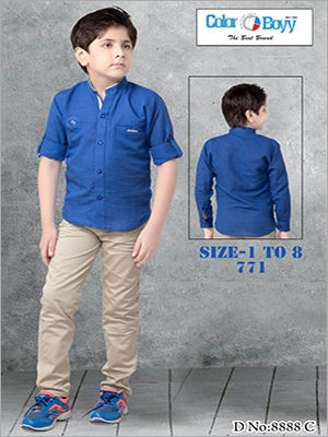 Boys Designer Shirt With Cotton Pant Set Age Group: 1 To 8 Years