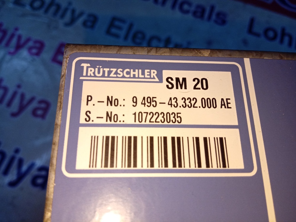 TRUTZSCHLER DRIVE SM20 9 495-43.332.000AE