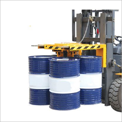 Fork Mounted 4 Drum Handler Attachment Application: Hydraulic Clamps