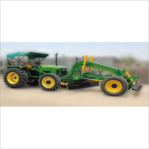 Tractor Grader with Dozer Attachment - Hydraulic Clamps, Jacks Usage | Metal Handling, Clamping, Logistics and Warehouse Racking