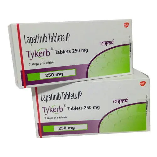 TYKERB - 250mg Anticancer Tablet | For Breast Cancer Treatment Requires Physician Supervision Store in Cool and Dry Place