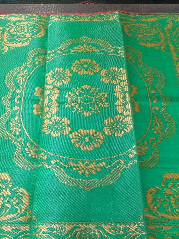 Mat - Anti-Slip PVC Dots Material, Rectangle Shape, Machine Made Design