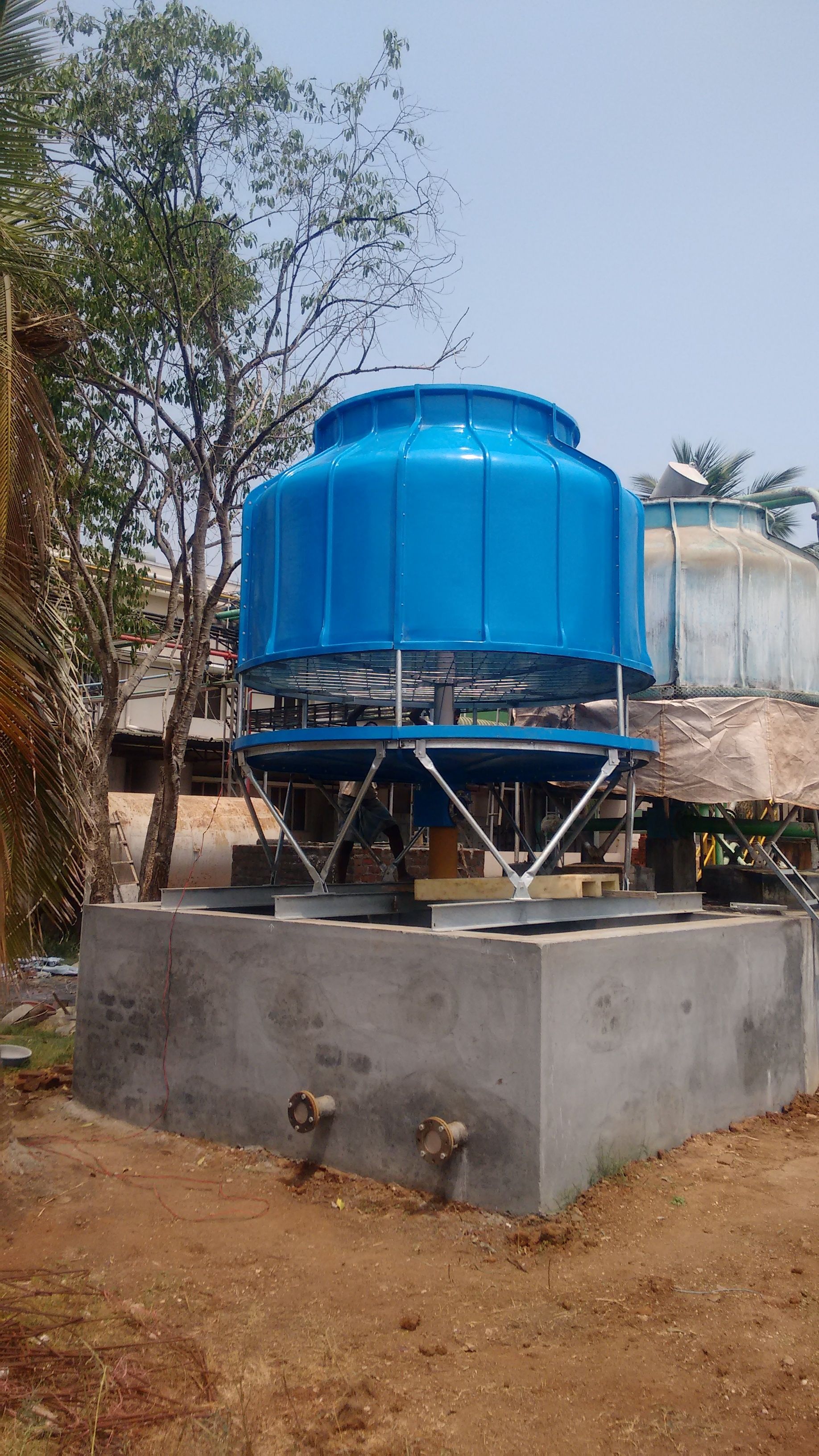 FRP Bottle Shape Cooling Towers