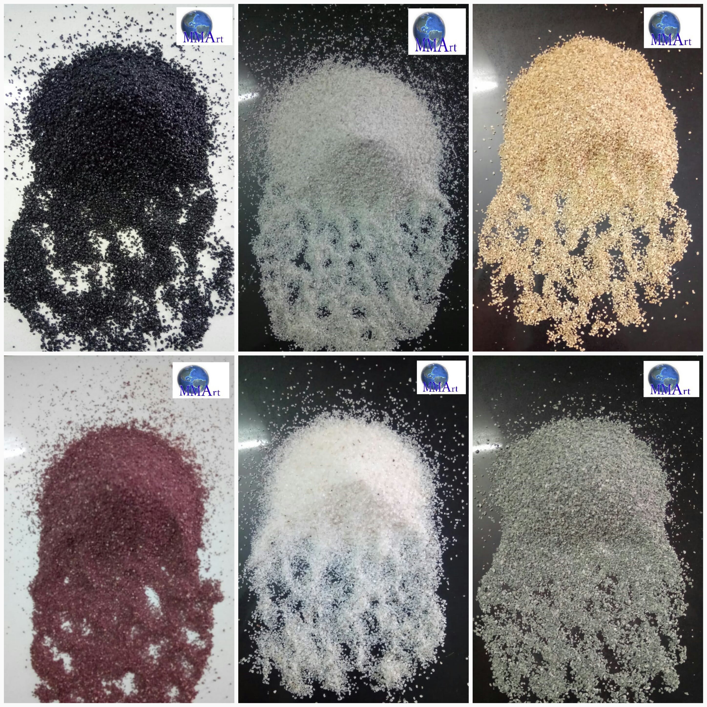 Royal Mica Blue Color coated Silica Sand Price per ton in India best used in construction chemical and paint industrial used