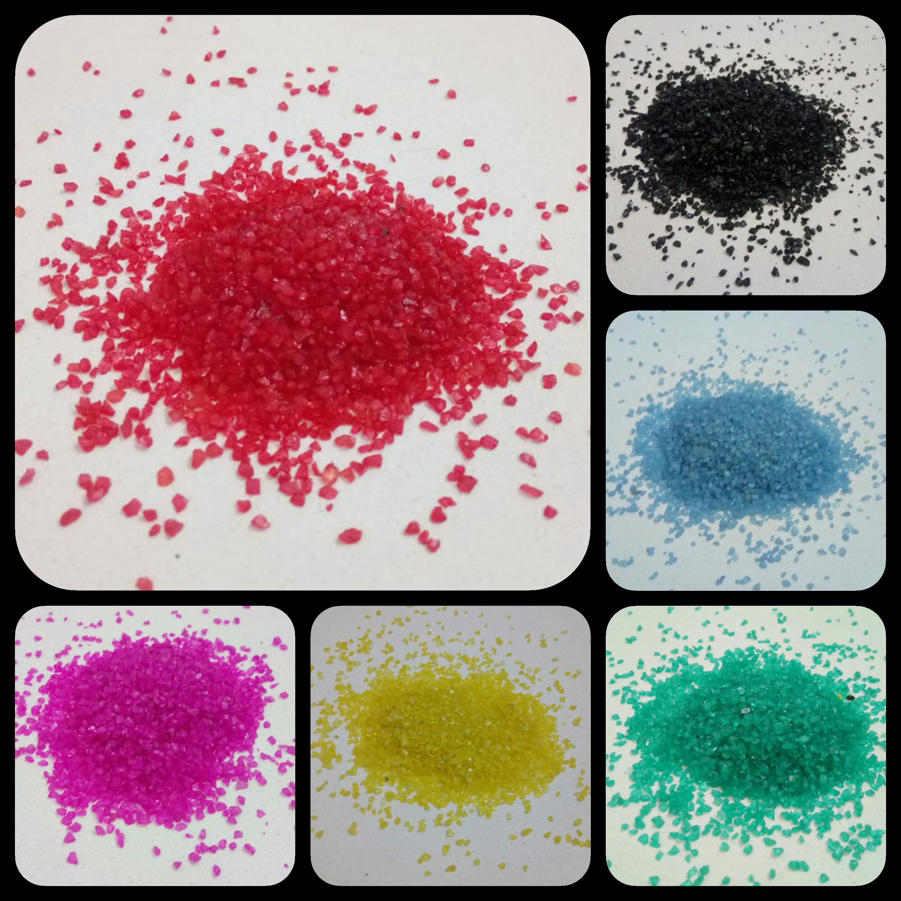 Royal Mica Blue Color coated Silica Sand Price per ton in India best used in construction chemical and paint industrial used