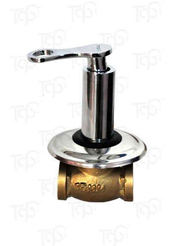 Brass Round Concealed Cock