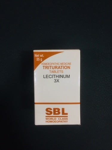 TRITURATION TABLETS Lecithinum 3X - 25g Carton, Homeopathic Remedy | Lecithin 3X, Easy To Consume