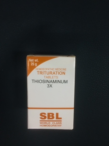 TRITURATION TABLETS thiosinaminum 3X