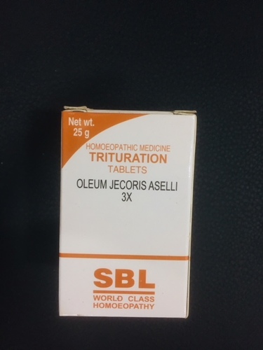 TRITURATION TABLETS Oleum Jecoris Aselli 3X