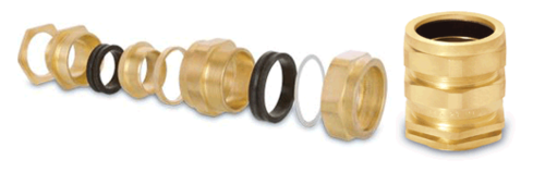 Brass E1W Industrial Cable Glands