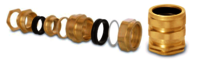 Brass E1W Industrial Cable Glands