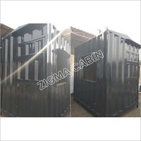 Portable Mild Steel Control Panel Cabin - Color: Black