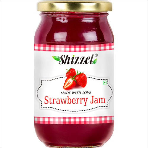 Strawberry Jam - 500 Grams, Made from Freshly Picked Juicy Fruits, Sweet Flavor, Perfect for Toasts, Tarts, Cakes, and Ice Cream Toppings