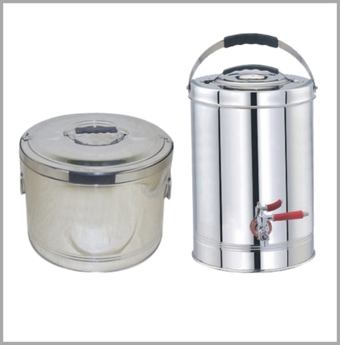 Silver Hot Pot  & Tea Thermos