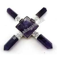 Amethyst Pencil Pyramid Energy Generator - Amethyst Material, 4" Size, Purple Color | Grade Aaa, 70 Grams Weight, Mineral Gemstone Design