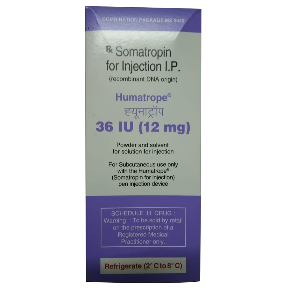 Somatropin For Injection IP