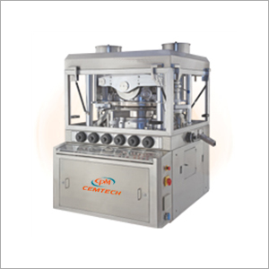 Silver High Speed Double Sided Pre Compression Tablet Press Gmp Machine