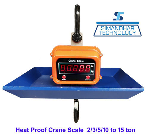 5 Ton  X 1 Kg Heat Proof Crane Scale Accuracy: 1000 Gm