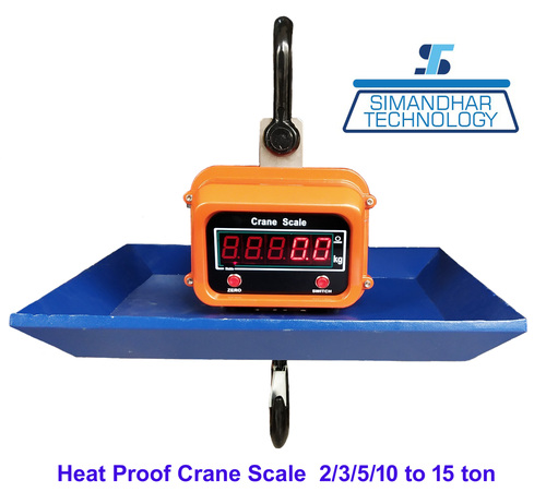 10 Ton X 2 kg Heat Proof Crane Scale