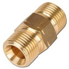 Polished Brass Double Nipple