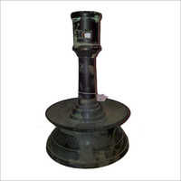 Candle Holder - Metal, 12x6 Inches | Antique Black Finish, Traditional Style For Versatile Decor